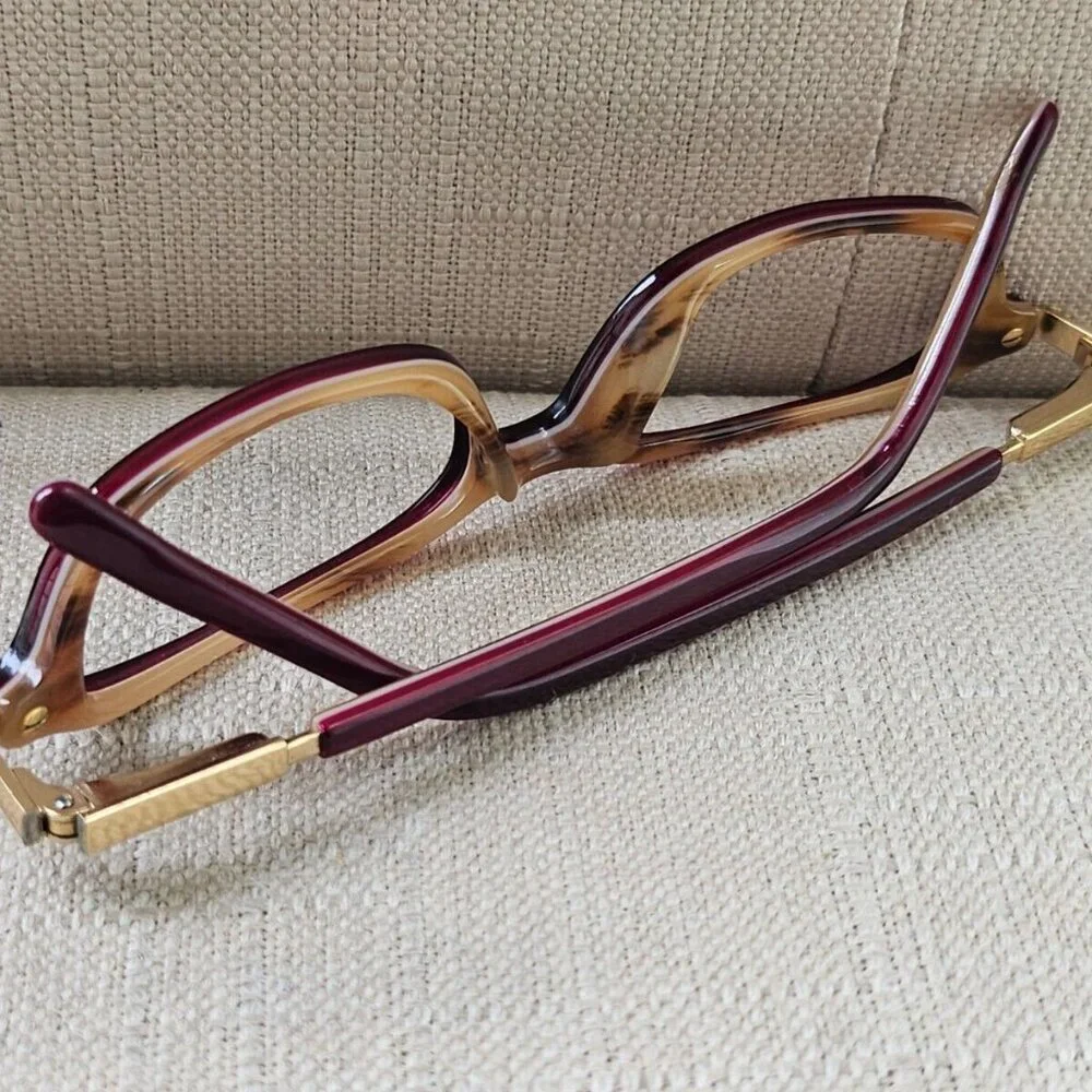 Ralph Lauren Prep Youth Eyeglasses Frame Red/Gold Tone 8506 45[]15 125
